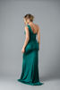 Imagen de Maxi Dress Satin Un Hombro, Abertura Falda