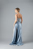 Imagen de Maxi Dress Estilo Corse, Blusa Encaje, Falda Satin