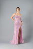 Imagen de Maxi Dress Lentejuelas, Abertura Falda