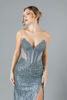 Imagen de Maxi Dress Lentejuelas Straple, Estilo Corse