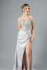 Imagen de Maxi Dress estilo Corse, Blusa Encaje, Falda Satin