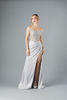 Imagen de Maxi Dress estilo Corse, Blusa Encaje, Falda Satin
