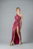 Imagen de Vestido Lentejuelas Un Hombro