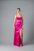 Imagen de Maxi Dress Satin, Estilo Corse, Con Trasparencia