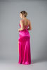 Imagen de Maxi Dress Satin, Estilo Corse, Con Trasparencia