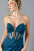 Imagen de Vestido En Satin Straple, Estilo Corse