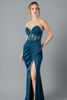 Imagen de Vestido En Satin Straple, Estilo Corse