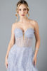 Imagen de Maxi Dress En Tull, Straple, Falda Vuelos, Brillo