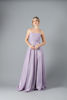 Imagen de Maxi Dress Brillo, Espalda Descubierta, Falda Amplia
