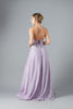 Imagen de Maxi Dress Brillo, Espalda Descubierta, Falda Amplia