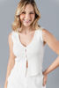 Imagen de Blusa Tejida Sin Mangas Botones    ( Exclusiva Pagina)