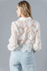 Imagen de Blusa Camisera En Croche Manga Larga