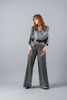 Imagen de Jumpsuit Metalico Manga Ancha, Blusa Cruzada