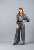 Imagen de Jumpsuit Metalico Manga Ancha, Blusa Cruzada