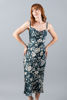 Imagen de Vestido Satín Estampado Espalda Descubierta
