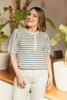 Imagen de Blusa Rayas, Detalle Botones