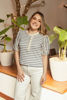 Imagen de Blusa Rayas, Detalle Botones