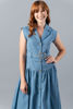 Imagen de Vestido Botones Frente, Con Cuello
