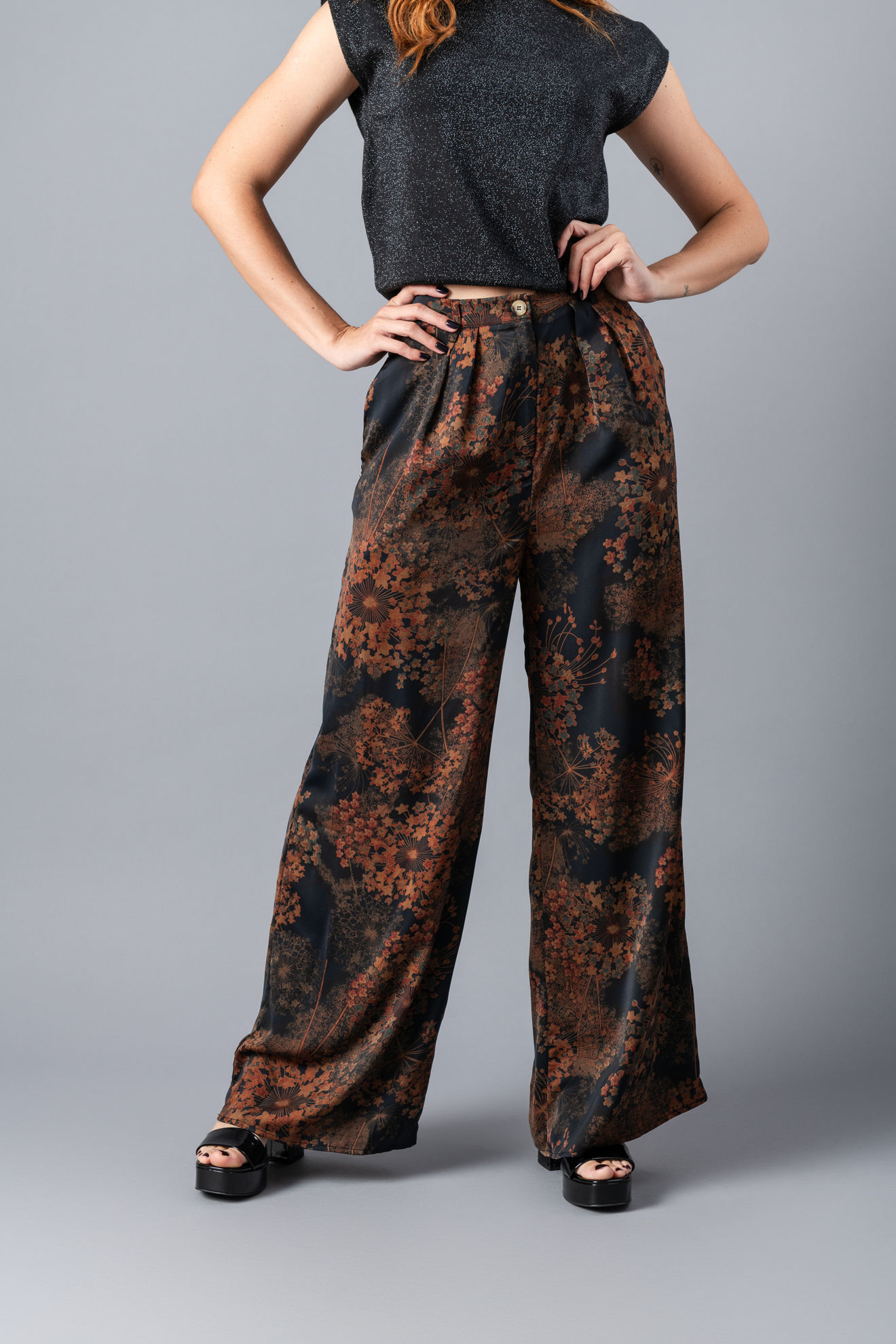 Imagen de Pantalón Estampado Satín    ( Exclusivo Pagina)
