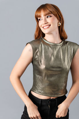 Imagen de Blusa Espalda Abierta Metálica ( Exclusivo pagina )