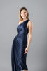 Imagen de Vestido Satin Asimetrico  Un Hombro