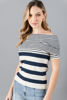 Imagen de Blusa Off Shoulder Rayas     ( Exclusiva Pagina)