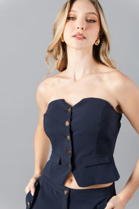 Imagen de Set Pantalón y Blusa Straple     ( Exclusivo Pagina)