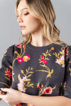 Imagen de Blusa Tejida Print Floral            (Exclusiva Pagina)