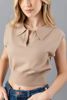 Imagen de Blusa Tejida Con Cuello     (Exclusiva Pagina)