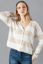 Imagen de Blusa-Sweater  Cuello V,  Rayas Botones