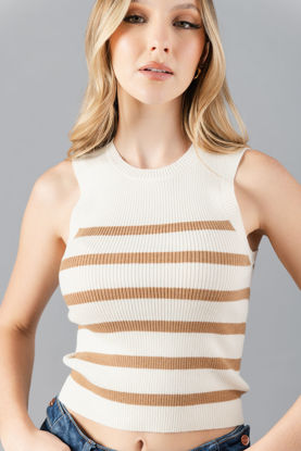 Imagen de Blusa Sin Mangas Rayas     ( Exclusiva Pagina)