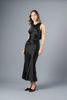 Imagen de Vestido Satin Cuello Bobo, Detalle Espalda