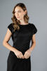 Imagen de Vestido Satin Abertura Falda