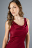 Imagen de Vestido En Satin Cuello Bobo