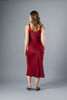 Imagen de Vestido En Satin Cuello Bobo