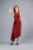 Imagen de Vestido Satin Un Hombro Plisado