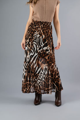 Imagen de Falda Larga Animal Print