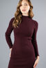 Imagen de Vestido Tejido Cuello Alto Estilo Lapiz