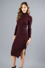 Imagen de Vestido Tejido Cuello Alto Estilo Lapiz