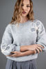 Imagen de Sweater Detalle Flor Lentejuelas