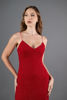 Imagen de Vestido Tirantes Brillo, Abertura Falda       (Exclusivo Pagina)