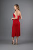Imagen de Vestido Tirantes Brillo, Abertura Falda       (Exclusivo Pagina)