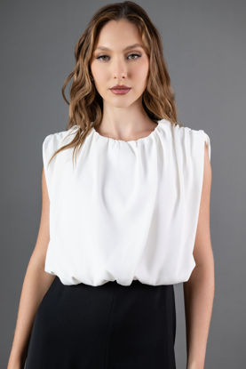 Imagen de Jumpsuit Pantalon Negro, Blusa Blanca