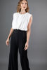 Imagen de Jumpsuit Pantalon Negro, Blusa Blanca