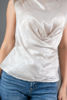 Imagen de Blusa Cuello Alto, Brillo Sin Mangas    ( Exclusiva Pagina)