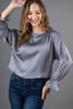 Imagen de Blusa En Satin, Manga Larga