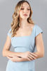 Imagen de Vestido Cuello Cuadrado, Falda Corta