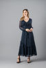Imagen de Vestido Cuello V Falda Larga