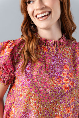 Imagen de Blusa Cuello Alto Estampado     (Exclusivo Pagina)