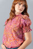 Imagen de Blusa Cuello Alto Estampado     (Exclusivo Pagina)